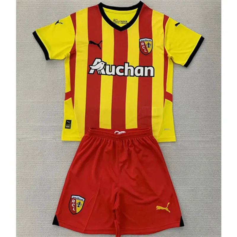 Camiseta y pantalones cortos para niños de Lens 2024/25 Local - Amarillo