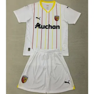Troisième maillot et shorts pour enfants de Lens 2024/25 - Blanc