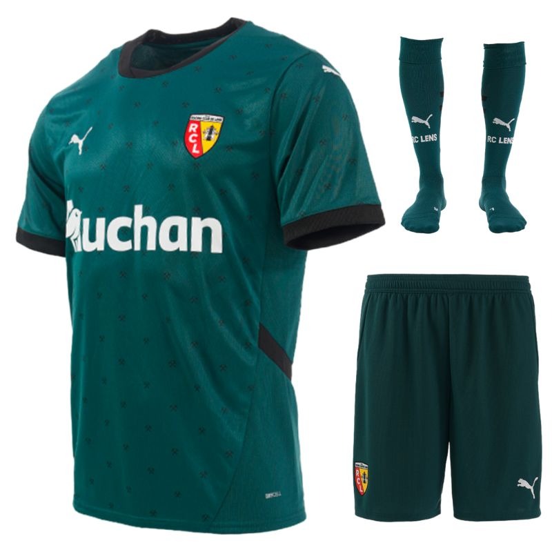 Set de camiseta para niños de fuera de casa 2024/25 de Lens - Verde