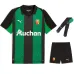 RC Lens 2025/26 Kids' Away Kit - Green/Black