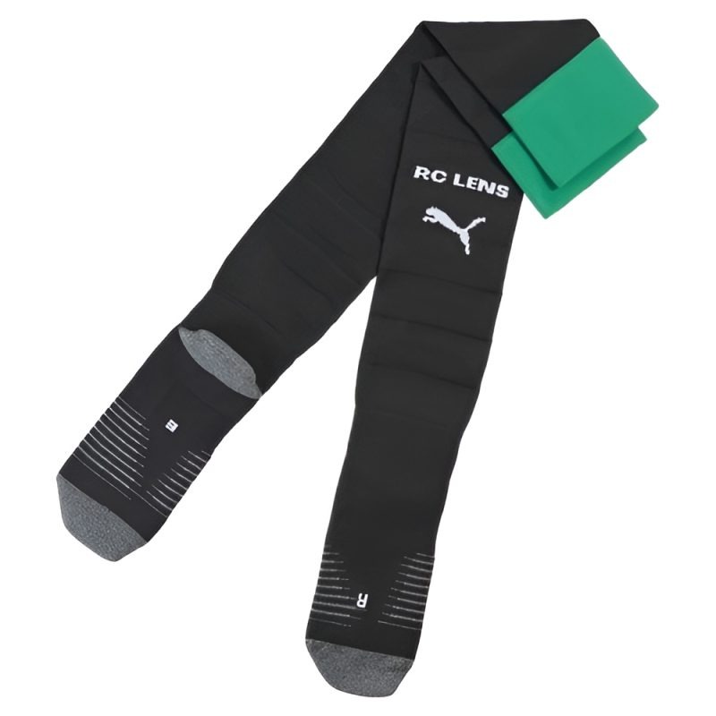 RC Lens 2025/26 Kids' Away Kit - Green/Black