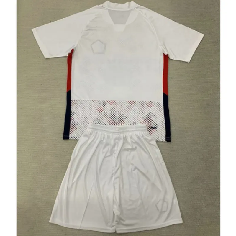 Camiseta y pantalones cortos para niños de Lille 2024/25 De visita - Blanco