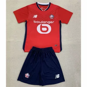 Maglia e pantaloncini per bambini di Lille 2024/25 Casa - Rosso