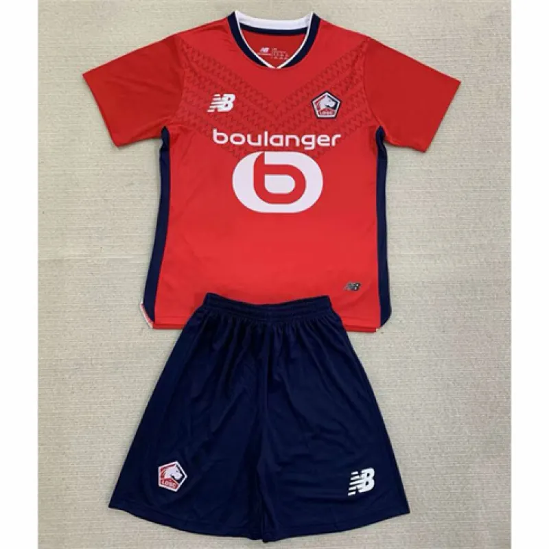 Lille Kinder Trikot + Shorts 2024/25 Heimspiel - Rot