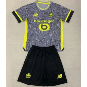 Terza maglia e pantaloncini per bambini di Lille 2024/25 - Grigio