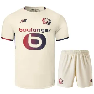 Lille 2025/26 Maglia Trasferta Bambino + Pantaloncini - Beige