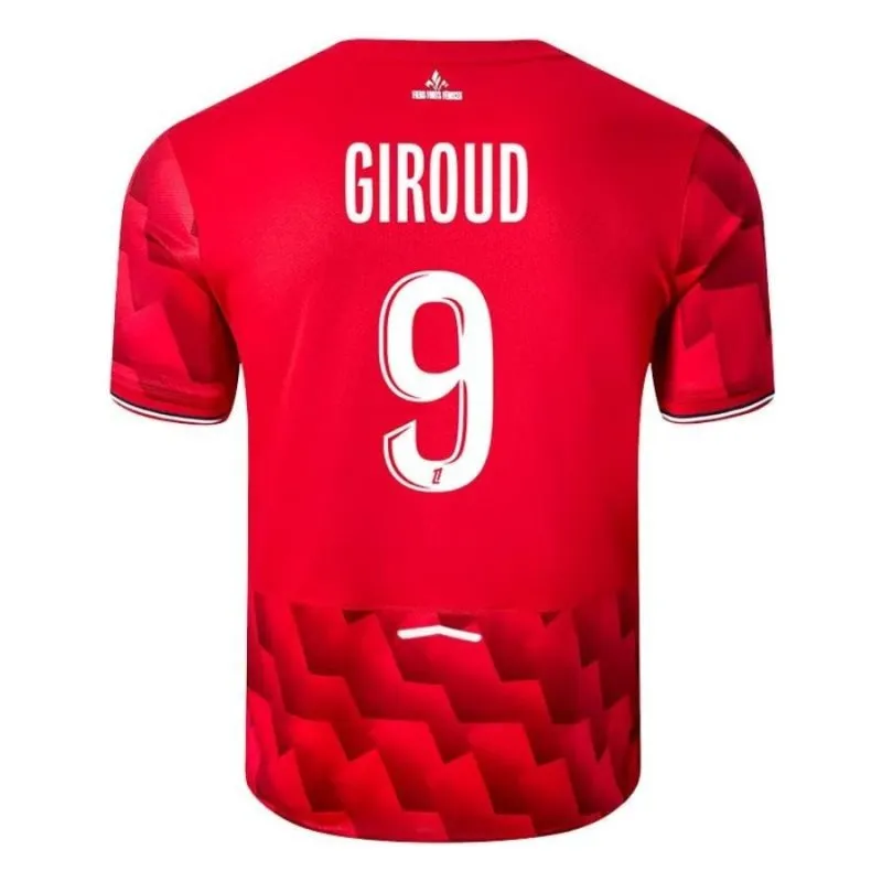 Lille GIROUD Camiseta Niño Local 2025/26 + Pantalón Corto - Rojo