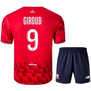 Lille GIROUD Maglia Bambino Home 2025/26 + Pantaloncini - Rosso