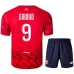 Lille GIROUD Camiseta Niño Local 2025/26 + Pantalón Corto - Rojo