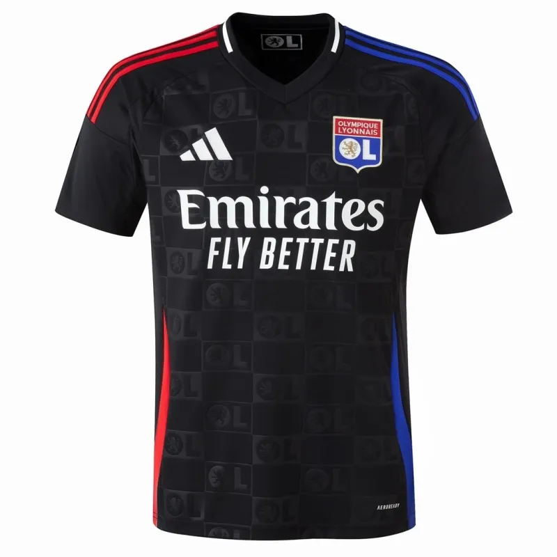 OL 2024/25 Away Player Jersey - Black