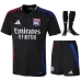 OL Set de camiseta para niños de fuera de casa 2024/25 - Negro