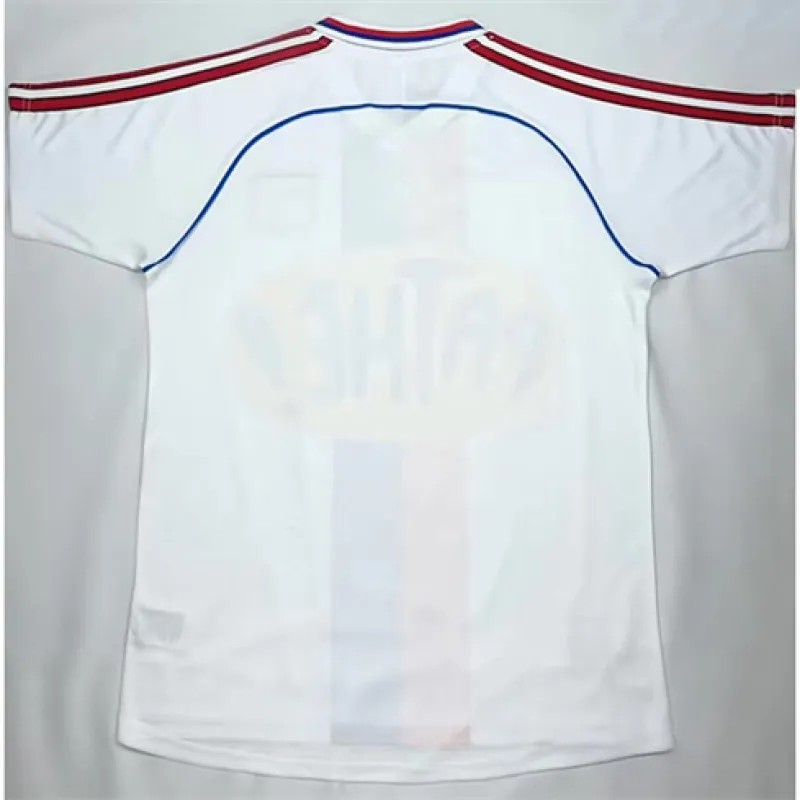 OL Maillot rétro domicile 2000/01 - Blanc