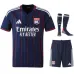Olympique Lyonnais 2025/26 Kids' Away Kit - Blue