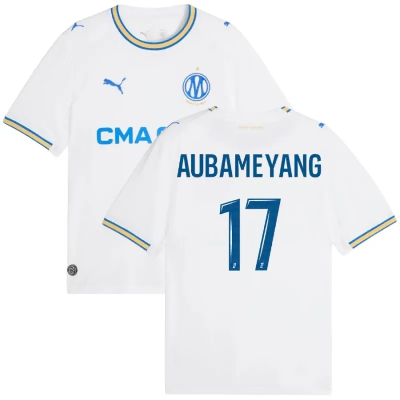 Marseille AUBAMEYANG 2026/27 Home Jersey