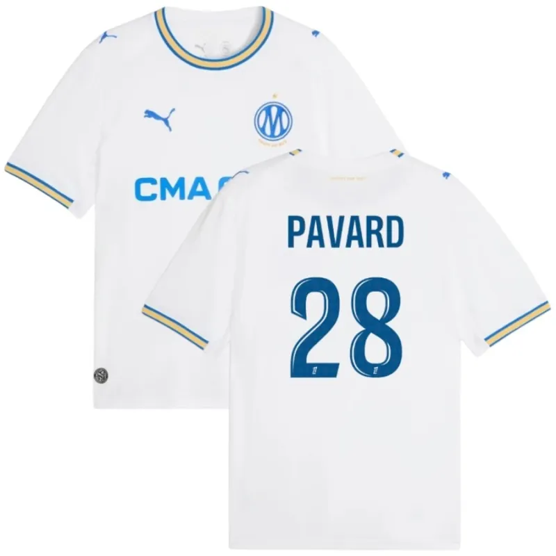 Marseille PAVARD 2026/27 Home Jersey