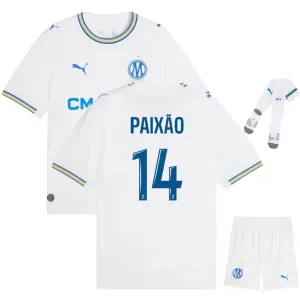 Marseille PAIXAO 2026/27 Home Kids Kit Jersey