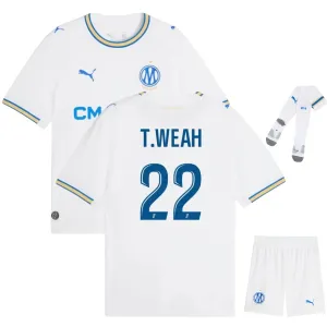 Marseille T.WEAH 2026/27 Home Kids Kit Jersey