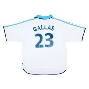 Marseille GALLAS 1998/99 Retro Home Jersey - White