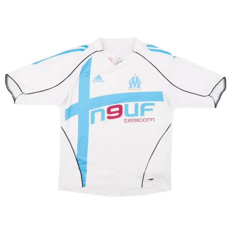 Marseille 2005/06 Maillot domicile rétro - Blanc