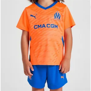 Olympique de Marseille children's third jersey for 2024/25 - Orange