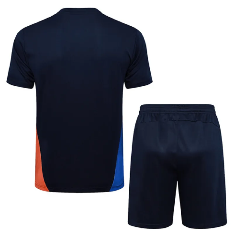 Olympique de Marseille training jersey + shorts for 2024/25 - Blue