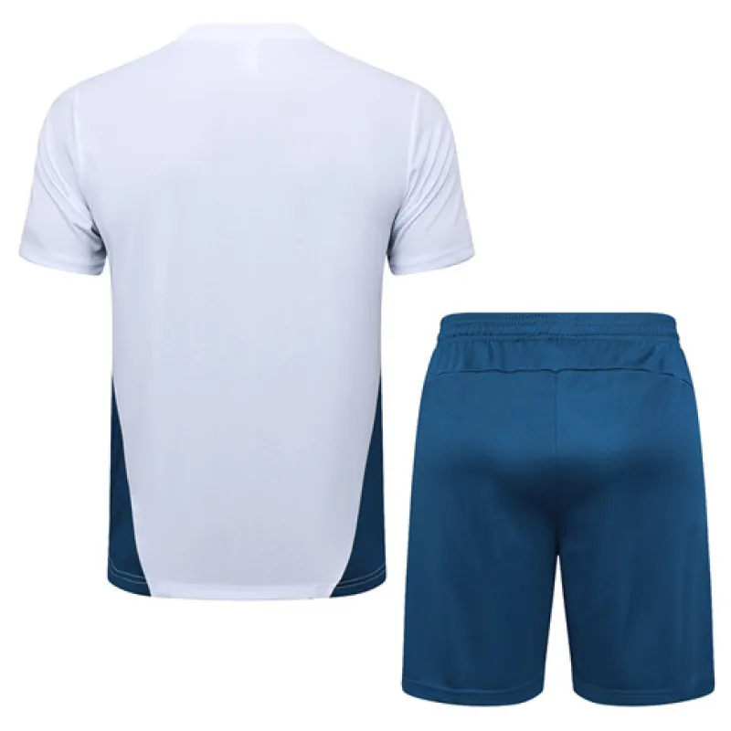 Olympique de Marseille training jersey + shorts for 2024/25 - White