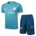 Olympique de Marseille training jersey + shorts for 2024/25 - Blue