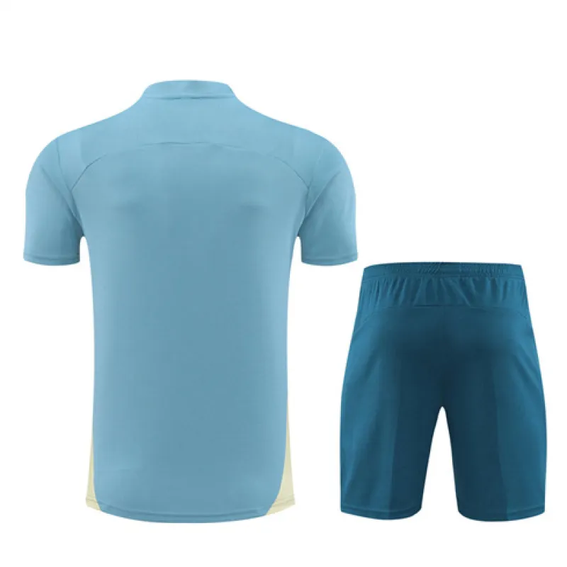 Olympique de Marseille children's training jersey + shorts for 2024/25 - Green