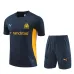 Children's training jersey and shorts of Olympique de Marseille for 2024/25 - Blue