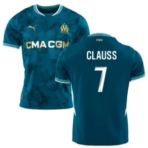 Clauss Marseille 2024/25 Away Jersey - Blue