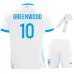 Set di maglia per bambini di casa 2024/25 di GREENWOOD Marsiglia - Bianco