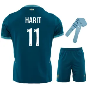 HARIT Marseille 2024/25 Away Kids Jersey Set - Blue