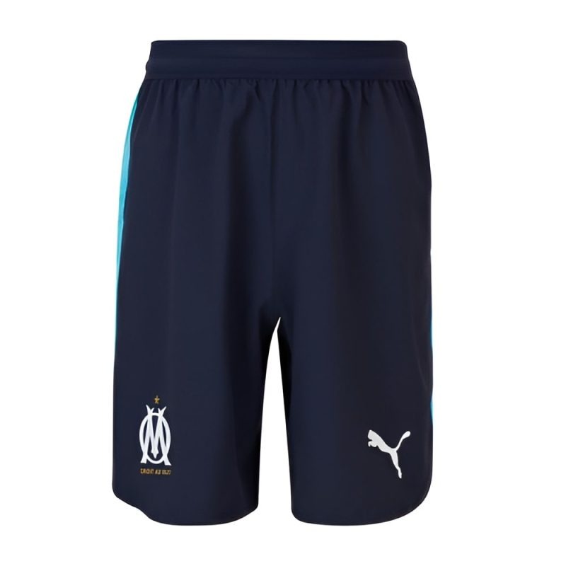 Olympique de Marseille 2025/26 Kids' Away Kit - Blue