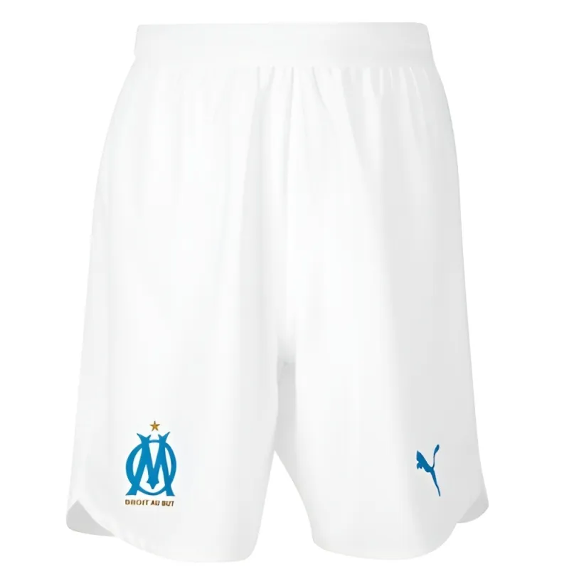 Pantalones cortos de local del Olympique de Marseille 2025/26 - Blanco
