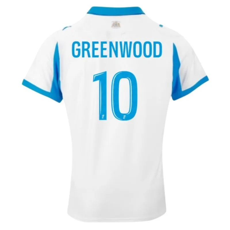 Marseille GREENWOOD Kinder-Trikot-Set 2025/26 Heim - Weiß