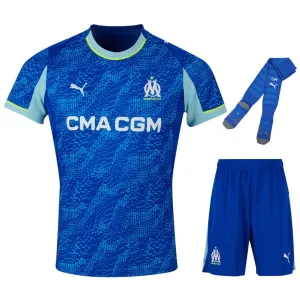 Marsiglia 2025/26 Terzo Kit Bambino - Blu