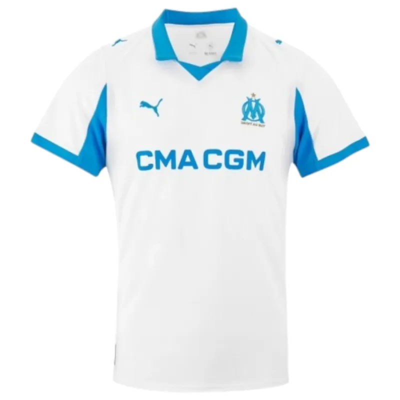 Marseille 2025/26 PAVARD Home Jersey