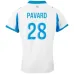 Marseille PAVARD 2025/26 Home Kids Kit - White