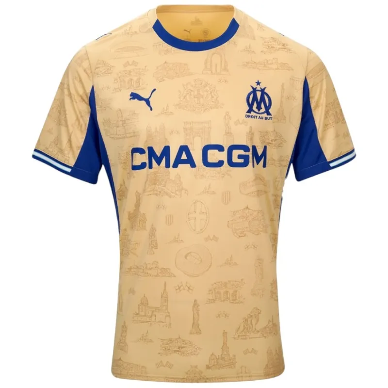 Marseille 2025/26 Women's Fourth Kit - Beige