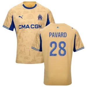 Marseille 2025/26 PAVARD Fourth Jersey