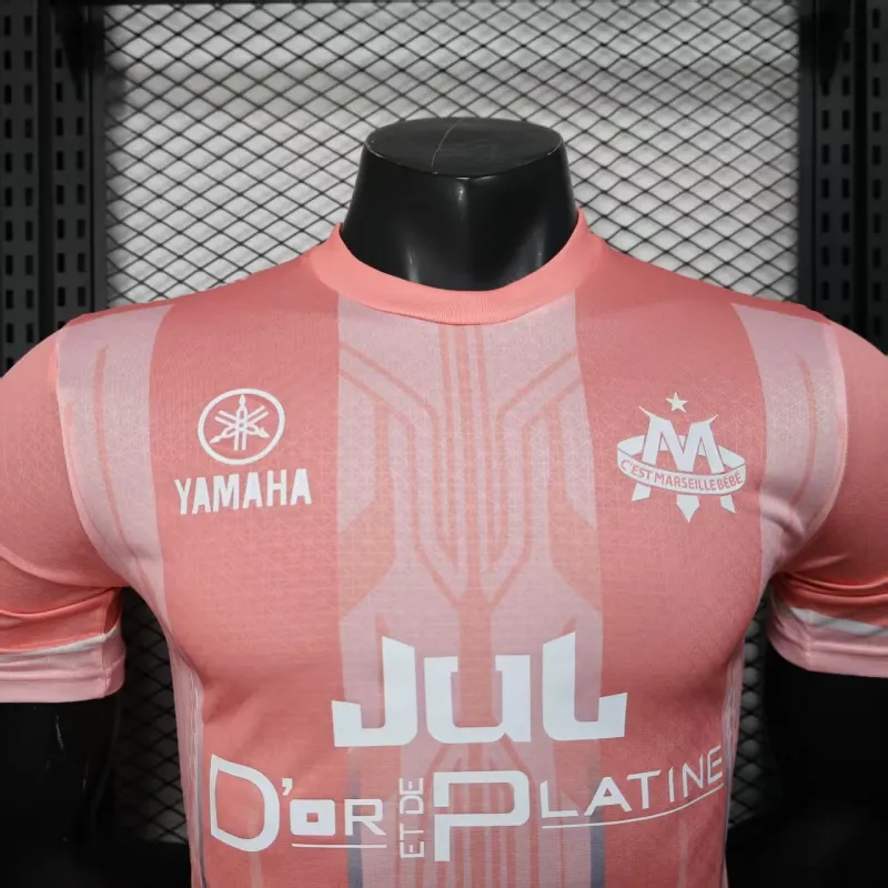 Olympique de Marseille 2025/26 Special Edition Player Jersey - Pink