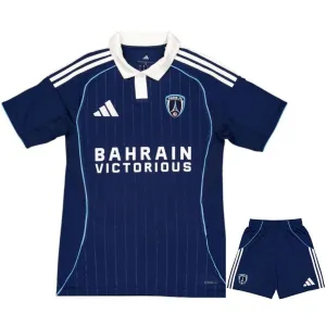 Paris FC 2025/26 set maglia casa bambino blu