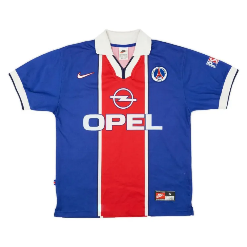 Paris Saint-Germain 1997/98 Retro Home Jersey - Blue/Red