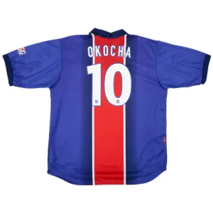 Paris Saint-Germain OKOCHA 1998/99 Retro-Heimtrikot - Blau/Rot