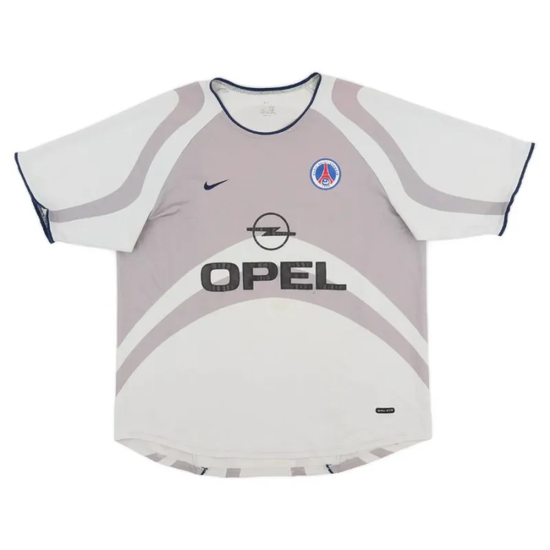Paris Saint-Germain 2001/02 Retro Away Jersey - Gray