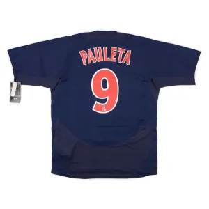 Paris Saint-Germain PAULETA 2003/04 Retro-Heimtrikot - Blau/Rot
