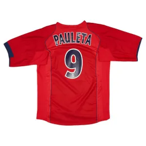 Paris Saint-Germain PAULETA 2004/05 Retro-Auswärtstrikot - Rot