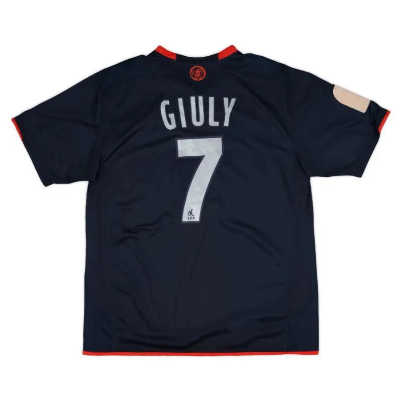 Paris Saint-Germain GIULY 2007/08 Retro-Heimtrikot - Blau/Rot