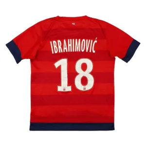Paris Saint-Germain IBRAHIMOVIC 2012/13 Retro-Auswärtstrikot - Rot
