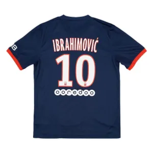 Paris Saint-Germain IBRAHIMOVIC 2013/14 Retro-Heimtrikot - Blau/Rot